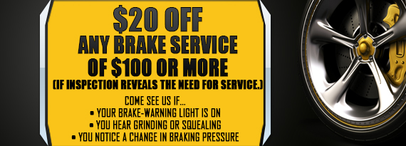 20 Off Any Brake Service